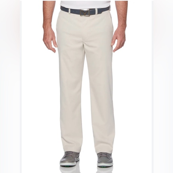 Callaway men’s size 38/31 pro spin stretch, golf pants, beige‎ color - Picture 1 of 11